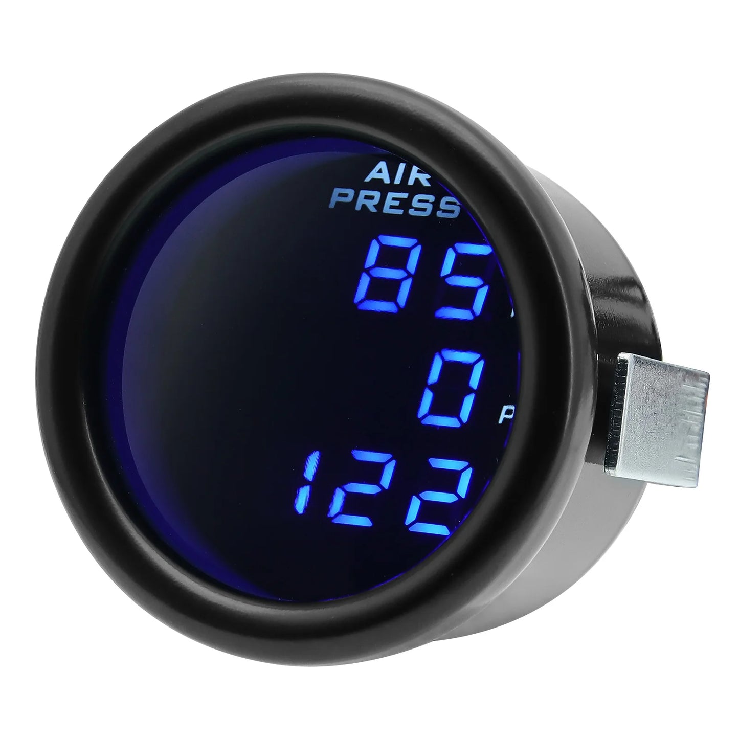Triple Dual Display Air Pressure Gauge – LED Digital Suspension Gauge 0-220 PSI with 1/8 NPT Sensors for Car