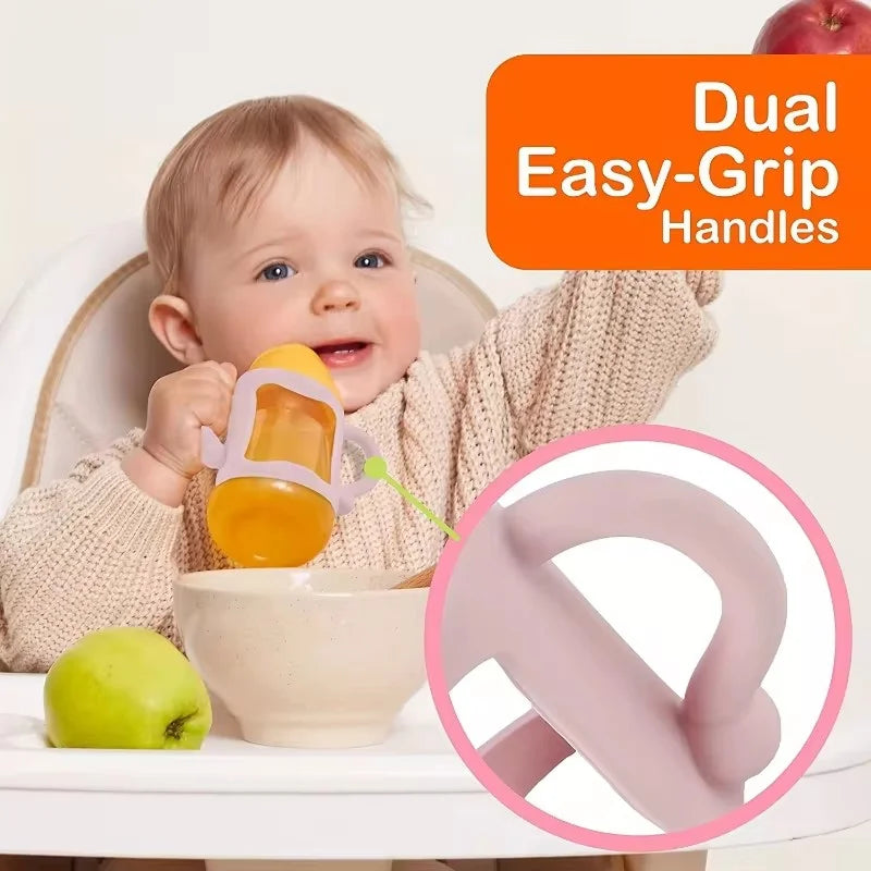 Universal Silicone Bottle Handle for Narrow Baby Bottles – BPA-Free Soft Grip, Fits Most Bottles