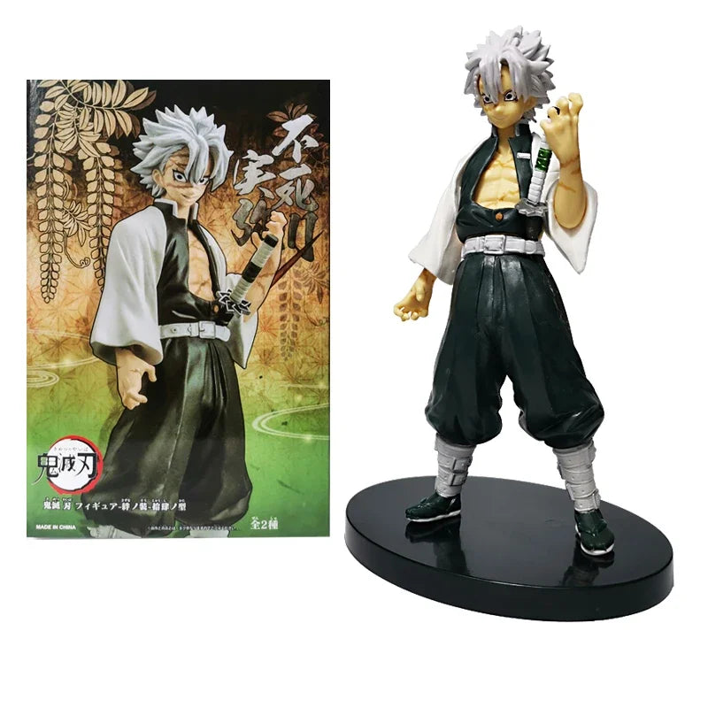 Demon Slayer Anime Figures – Kimetsu No Yaiba Tanjiro Nezuko Zenitsu Inosuke Action Doll Toys