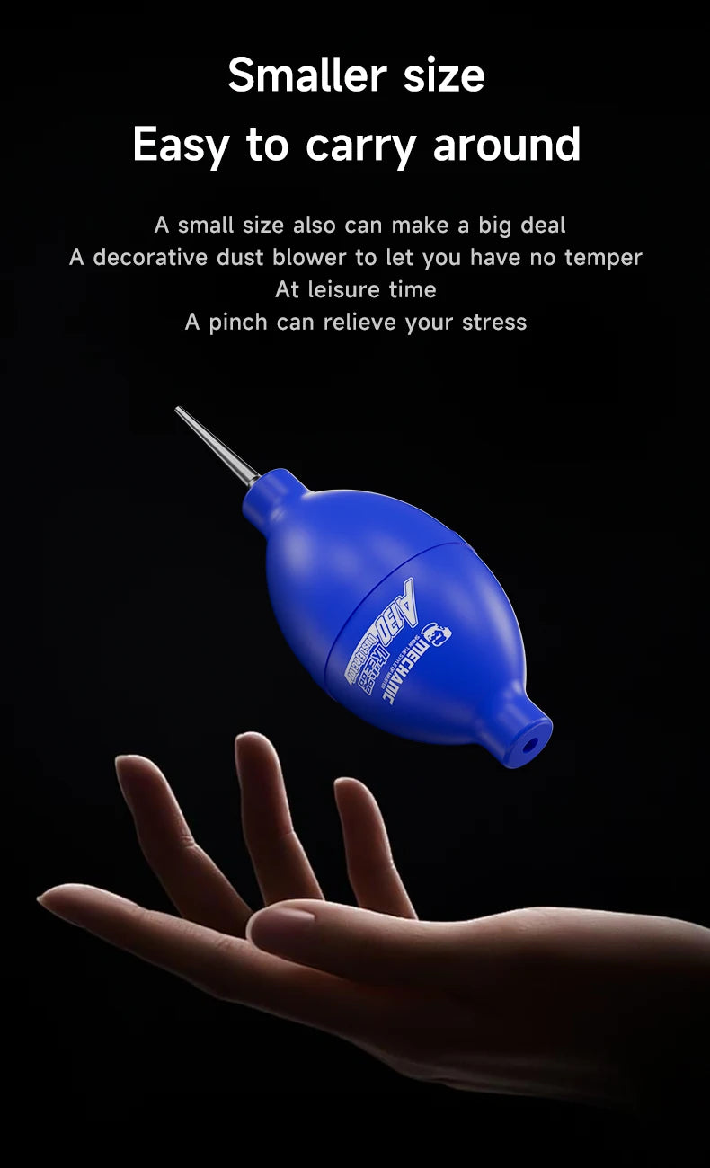MECHANIC A130 2-in-1 Phone Repair Dust Cleaner — Air Blower Ball & Cleaning Pen for Phone, PCB, PC, Keyboard, Camera Lens