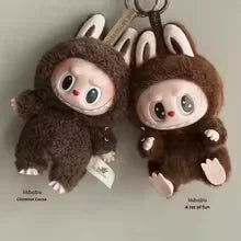 Premium Labubu Zimomo Angel Doll Clothes Set  — 17cm Mokoko Vinyl Pendant Plush & Clothes Set (Fits Labubu 1st & 2nd Gen) — Birthday Gift