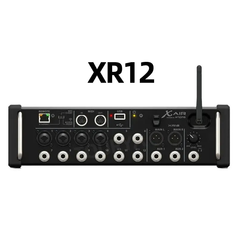 Air 1:1 XR12/XR16/XR18 Rack Mount Digital Mixer – Professional WiFi DSP Audio Mixer for DJ & Studio, USB Recorder Built-in