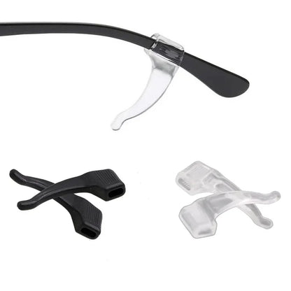 2/40PCS Silicone Ear Hooks for Glasses | Anti-Slip Eyewear Grip, Temple Sleeve & Sunglasses Holder Accessories