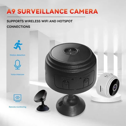 A9 WiFi Mini Camera — Wireless Security Video Recorder for Smart Home, Infant & Pet Monitoring
