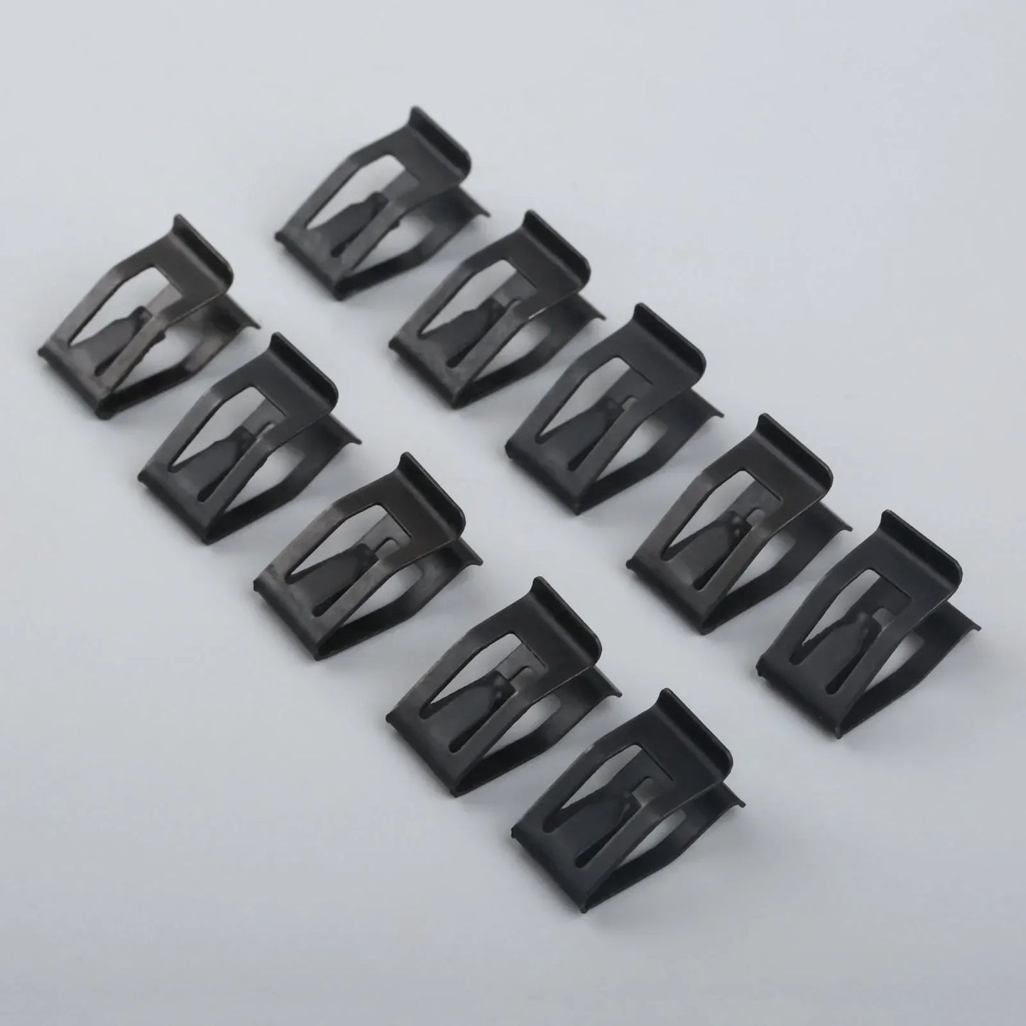 10Pcs Car Dashboard Trim Metal Retainer Clips – Black Fasteners for Ford, Mazda, Audi, Toyota Console Door Fitment