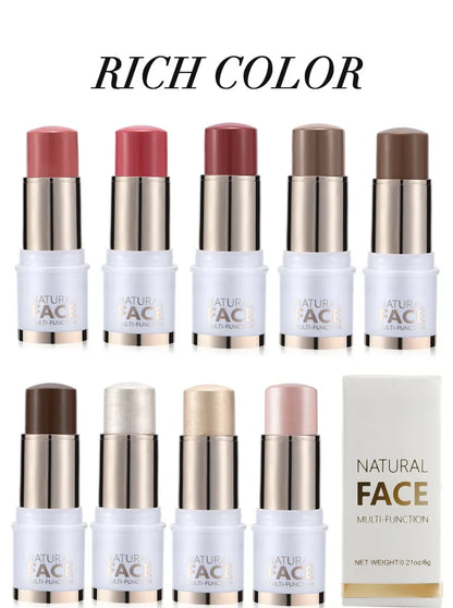 Highlighter Stick – Brightening Skin Tone, Contouring, Natural Stereo Concealer & Multi-Purpose Blush Stick