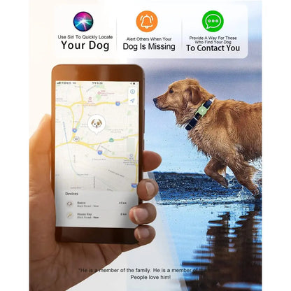 Airtag Dog Collar Holder – Silicone Protective Case for Apple AirTag, Full Body Cover Fits All Collar Sizes