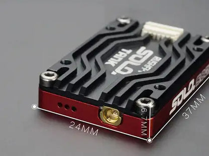RUSH Solo Tank 5.8G VTX Video Transmitter – 1.6W High Power with Built-in Microphone & CNC Heat Dissipation for RC FPV