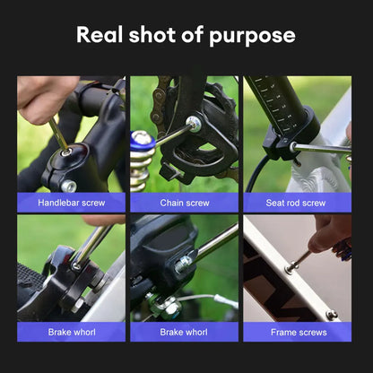 10-in-1 Multifunction Bicycle Repair Kit – MTB Bike Wrench, Screwdriver, Chain & Spoke Tools