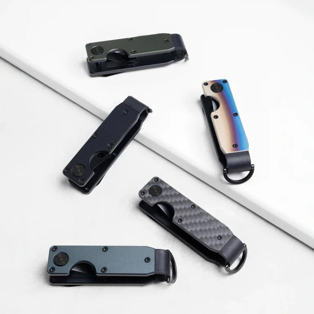 Compact Key Organizer – Minimalist Metal Key Holder for 2-6 Keys, Secure Keychain Case