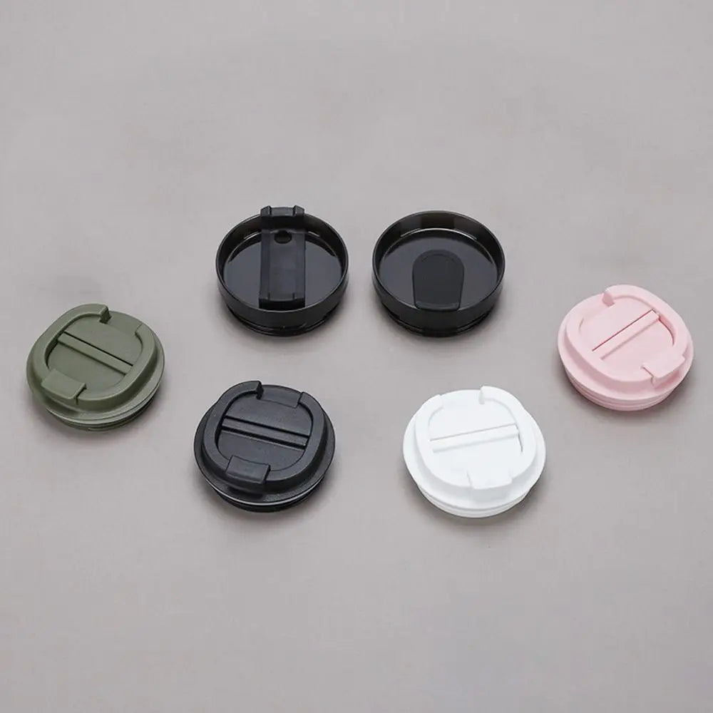 Multicolor Plastic Coffee Cup Lids — Reusable Travel Flask & Water Bottle Covers
