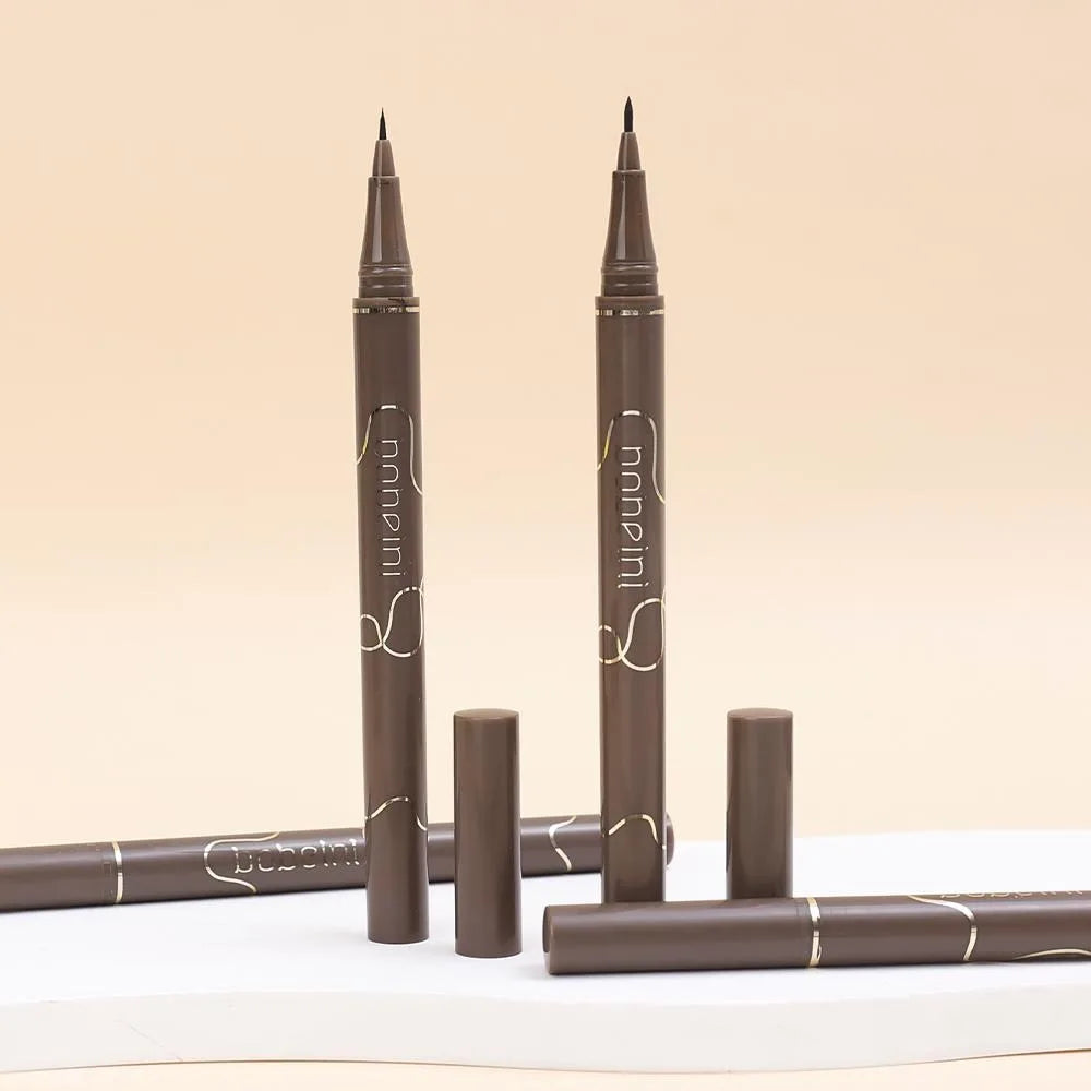 Waterproof Quick-Dry Liquid Eyeliner – Ultra-Fine Matte Black/Brown Long-Lasting Eye Makeup Gift