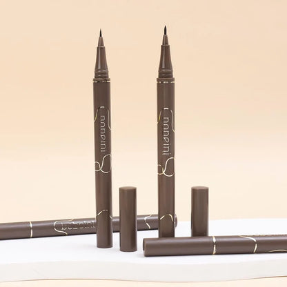 Waterproof Quick-Dry Liquid Eyeliner – Ultra-Fine Matte Black/Brown Long-Lasting Eye Makeup Gift