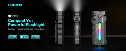 Original Outdoor Multifunctional LED Flashlight – 4360LMS Long-Range Strong Light with Ultra-Long Battery Life, Rechargeable for Camping