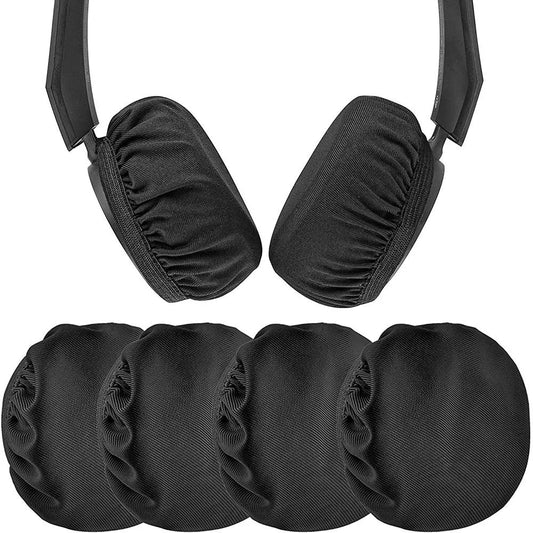 Reusable Soft Headphones Earpad Covers: Hygienic Elastic Dust-Proof Protectors - Durable, Breathable, and Washable, 2 Pairs