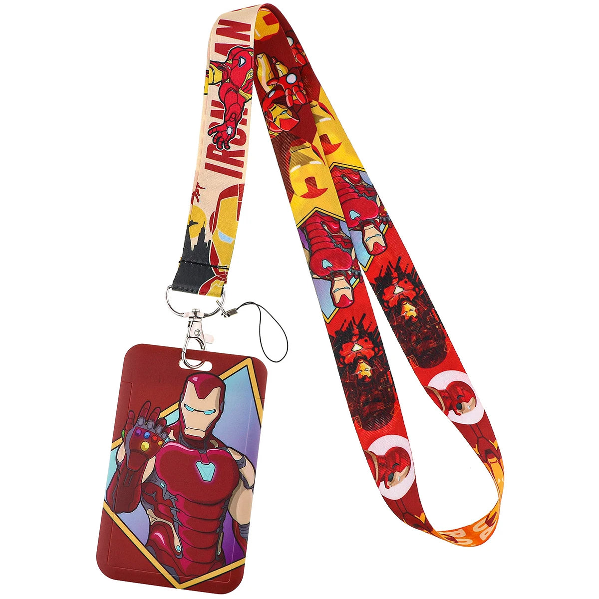 Cartoon Credential Holder Keychain – Cool Lanyard for Key, ID Card, Gym Badge & Cosplay Gift