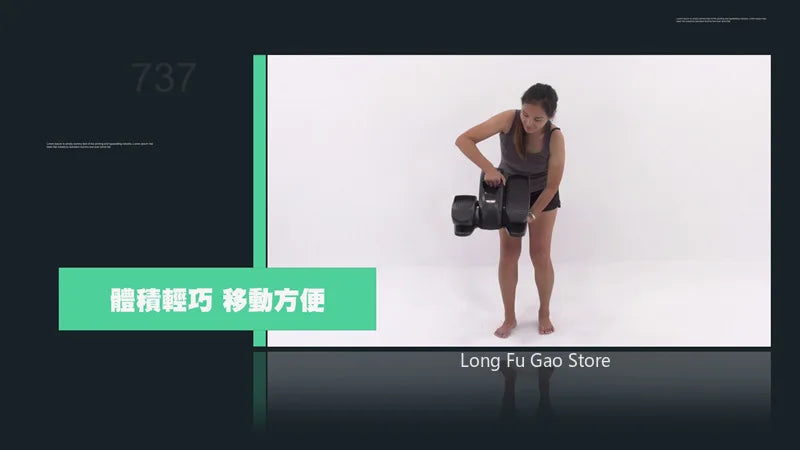 Mini Elliptical Stepper – Small Multifunctional Household Fitness Machine, Silent Space Walking Stepper