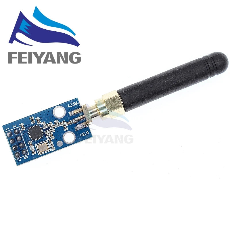 CC1101 433MHz Wireless Transceiver Module — SMA Antenna, Arduino-Compatible Wireless Communication Module