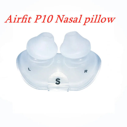 Silica Cushion for ResMed AirFit P10 Nasal Pillows Mask – S/M/L Anti-Snore Sleep Apnea Accessory