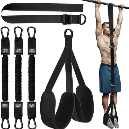 Pull-Up Assistance Bands Set – Resistance Straps for Men & Women, Hanging Training Chin-Up Workout and Body Stretching