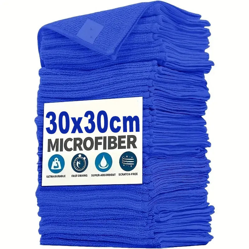 1-20PCS Microfiber Car Wash Towels – Drying, Detailing & Household Cleaning Cloths for Auto and Home