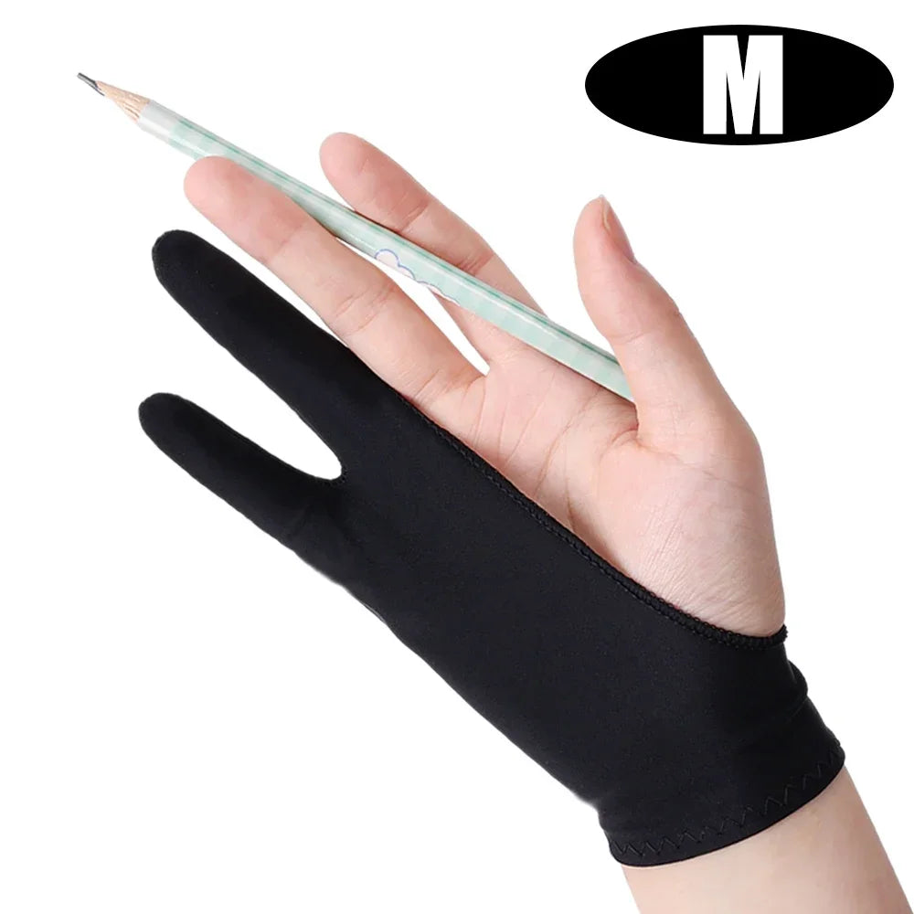 Two-Finger Drawing Glove with Palm Rejection for iPad & Graphic Tablets – Left/Right Hand Artist Glove
