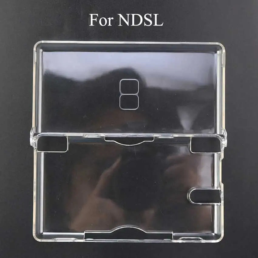 YuXi Clear Plastic Crystal Case — Hard Shell Protective Cover for NDSL, NDSi, New 3DS XL & GBA SP Game Console
