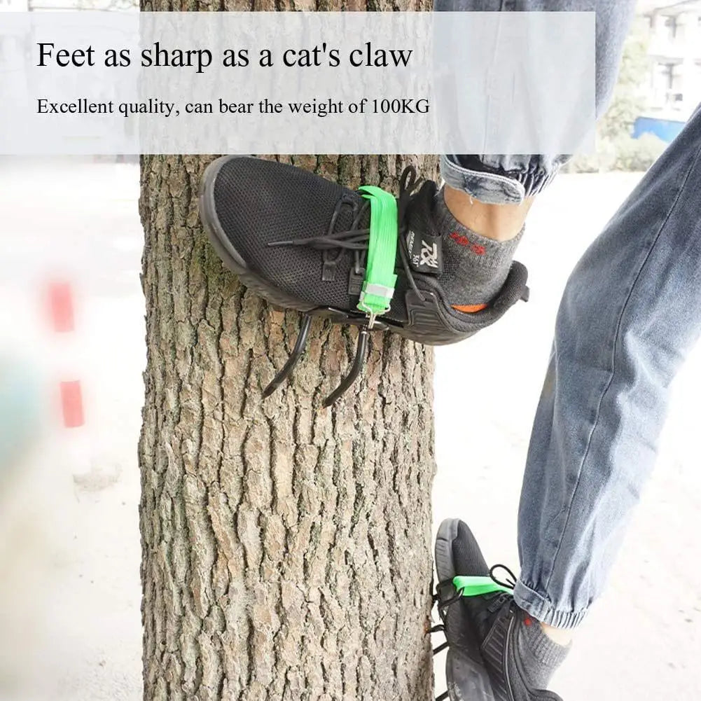 Tree Climbing Spikes – 304 Steel Climbing Shoes for Hunting, Observation, and Fruit Picking, Easy to Use