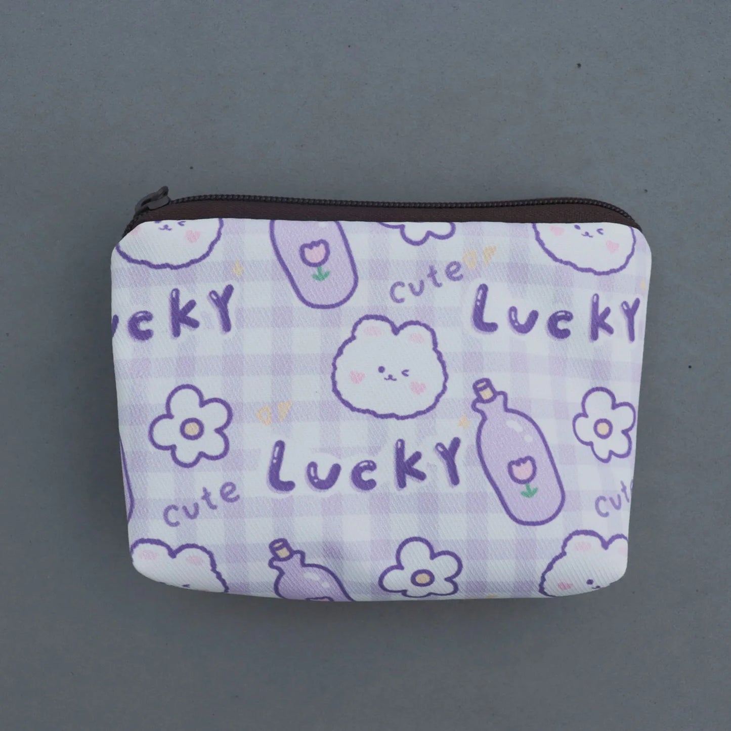 Snoopy Print Mini Coin Purse – Cute Wallet & Card Holder for Women, Girls & Kids, Small Cosmetic & ID Bag