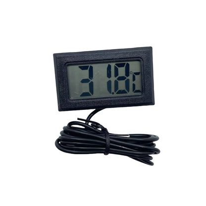 Digital Aquarium Thermometer with Probe – Suction Cup Water Temperature Gauge for Fish Tanks, Celsius (℃) Display
