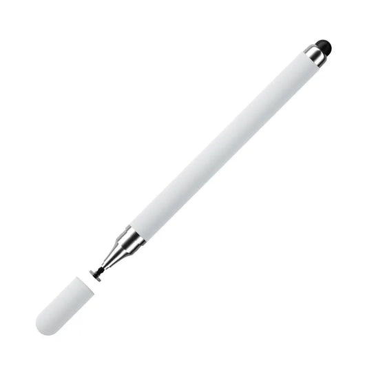 Dual-Head Capacitive Pen: Disc & Silicone Head Stylus for Painting, Office Work, Mobile Phones & Tablets - Retouching Dual-Purpose Capacitive Pen
