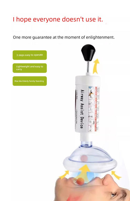 Anti-Choke First Aid Heimlich Device – Portable Anti-Suffocation Tool for Babies, Children & Elderly – Official Authentic Product