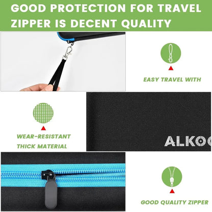 Dart Case Holder Bag – Storage Organizer for 6 Steel & Soft Tip Darts with Shafts and Flights