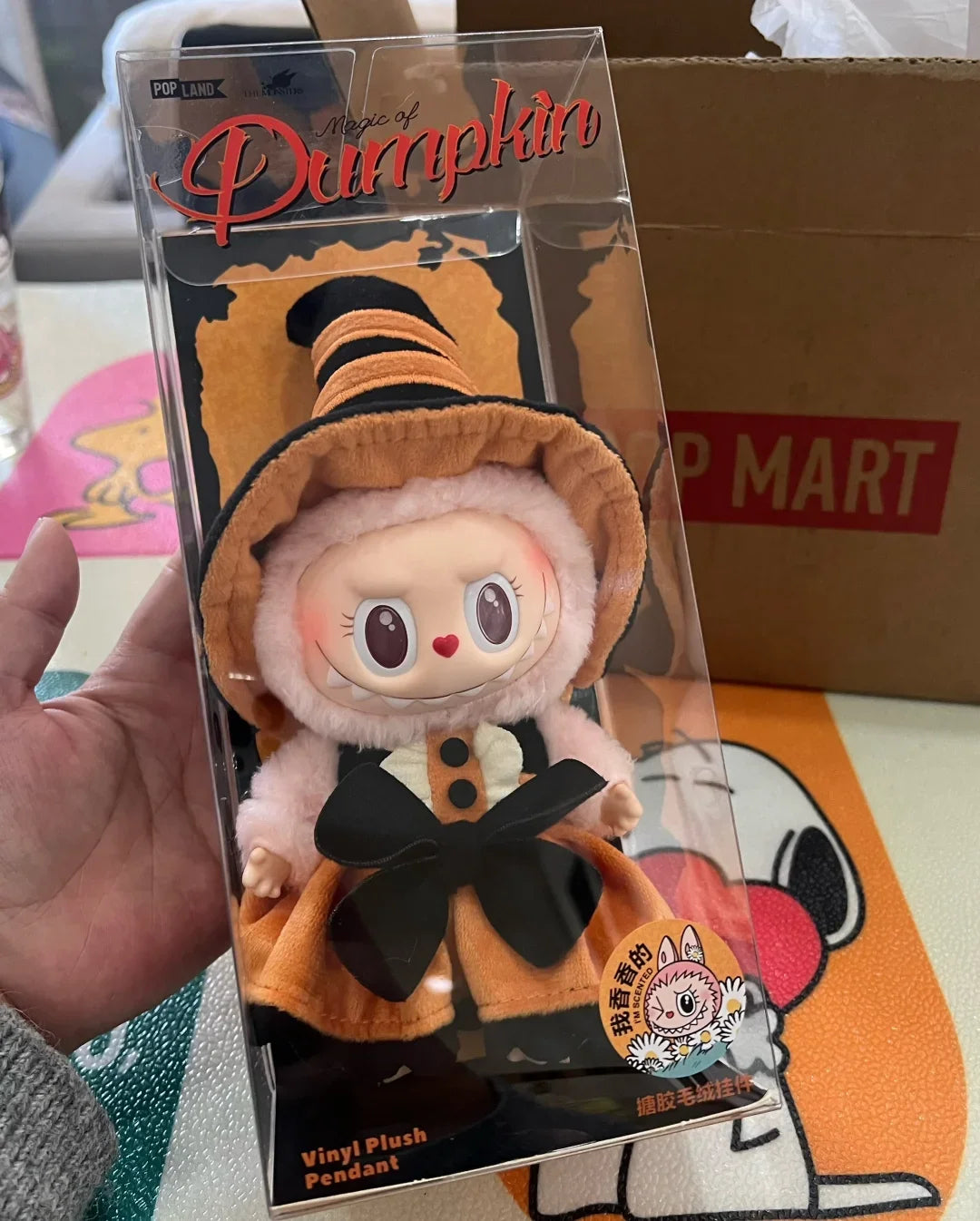 Premium Labubu Zimomo Angel Doll Clothes Set  — 17cm Mokoko Vinyl Pendant Plush & Clothes Set (Fits Labubu 1st & 2nd Gen) — Birthday Gift