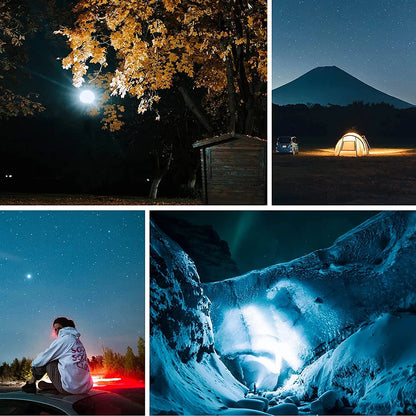 Remote Control Rechargeable LED Magnet Camping Lantern: Powerful Portable Flashlight - Fishing Light, Floodlight Tent Lamp