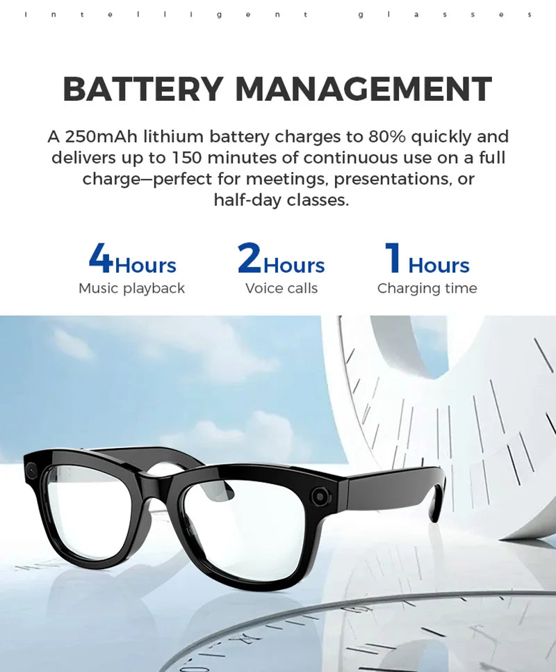 Xiaomi AI Smart Glasses — 1080P HD Polarized Sunglasses with Camera, Video Recorder & Sports Surveillance DVR