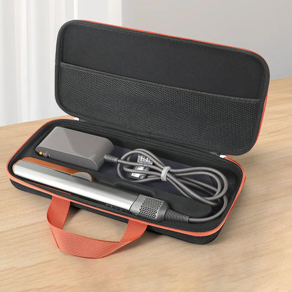Hard Carrying Case with Mesh Bag – Anti-Scratch Storage for Dyson Airstrait HT01 & Dyson Corrale HS03 Hair Straighteners