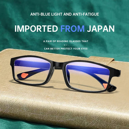 Ultralight Reading Glasses – Anti Blue-Light Presbyopic Eyewear for Hyperopia +1.0 to +4.0