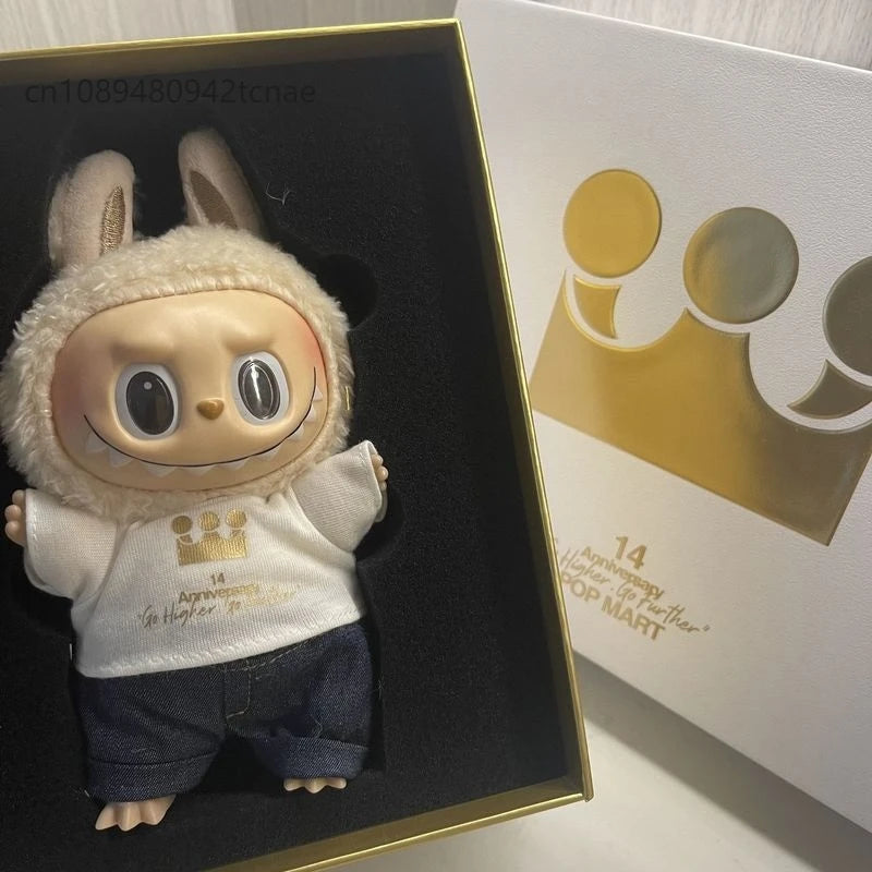 Labubu 14th Anniversary Limited Edition Gift Box – Replica Staff Badge Christmas Kids Toy