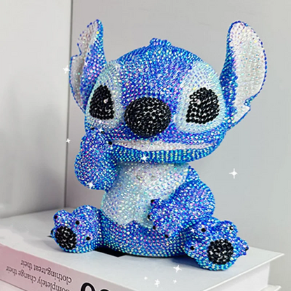 Hot Sale DIY Anime Piggy Bank – Cartoon Melody & Hello Kitty Diamond Stick Figurine Model Gift Statue Doll