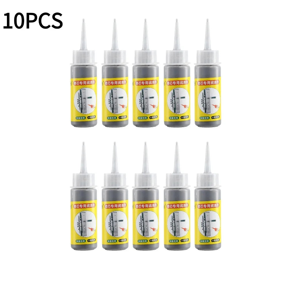 60ml Graphite Powder Lubricant - Natural Lock Core & Keyhole Lubricant for Windows, Keys, Door Guides & Hinges