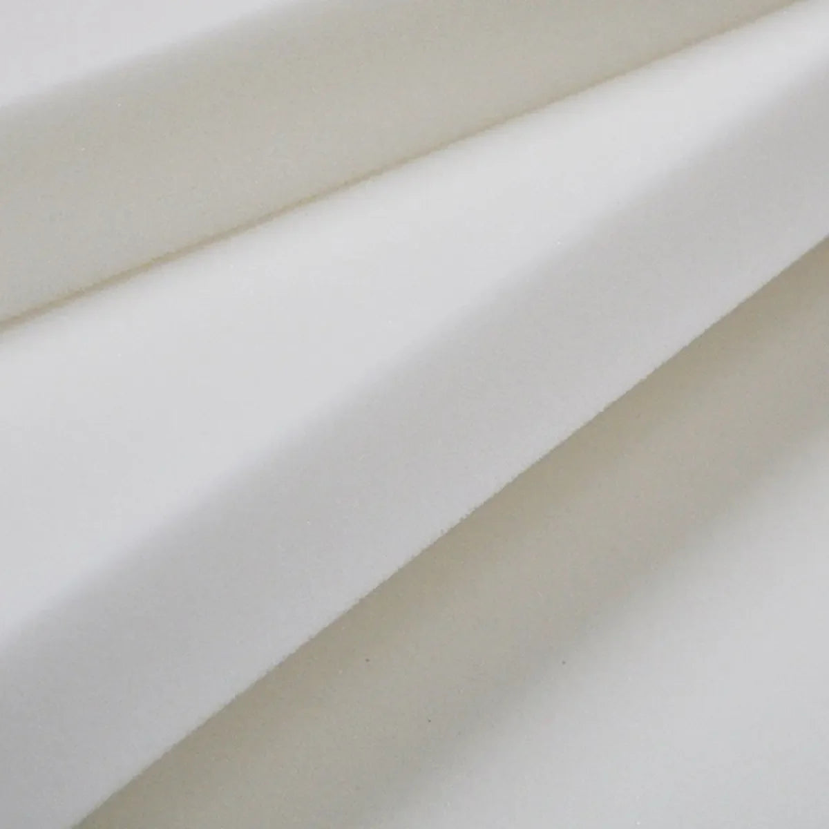 High-Density Chair Foam Cushion – White Square Upholstery Replacement Seat Pad, Premium Quality