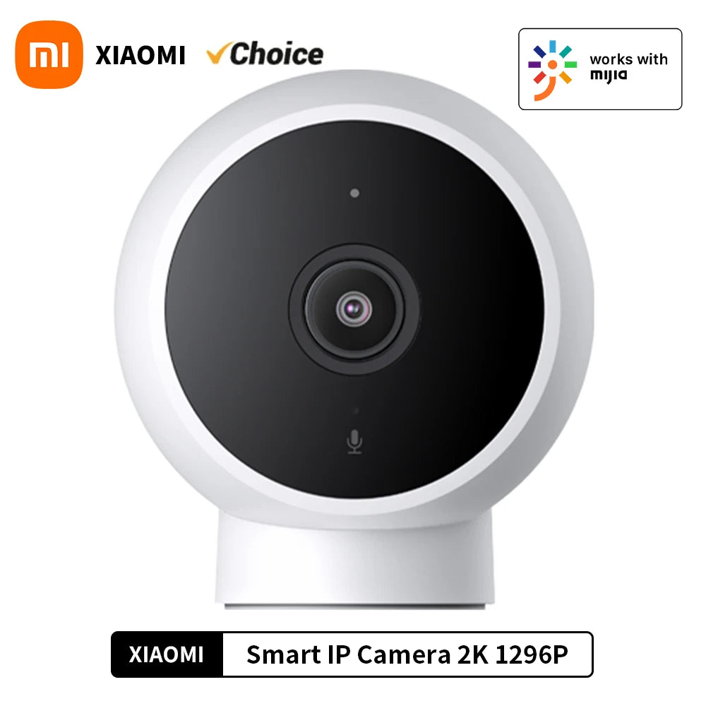 XIAOMI Smart IP Camera 2K HD — WiFi Home Security CCTV with Night Vision, AI Alarm & Voice Intercom