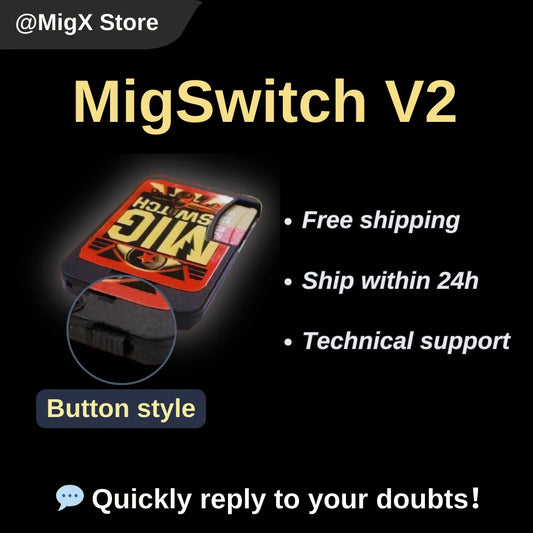 MigX Touch Version Flash Cart — Universal MigSwitch Card for Nintendo Switch