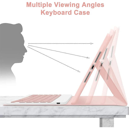 iPad 10th Generation 2022 Case – 10.9 Inch with Detachable Wireless Bluetooth Keyboard & Tablet Cover