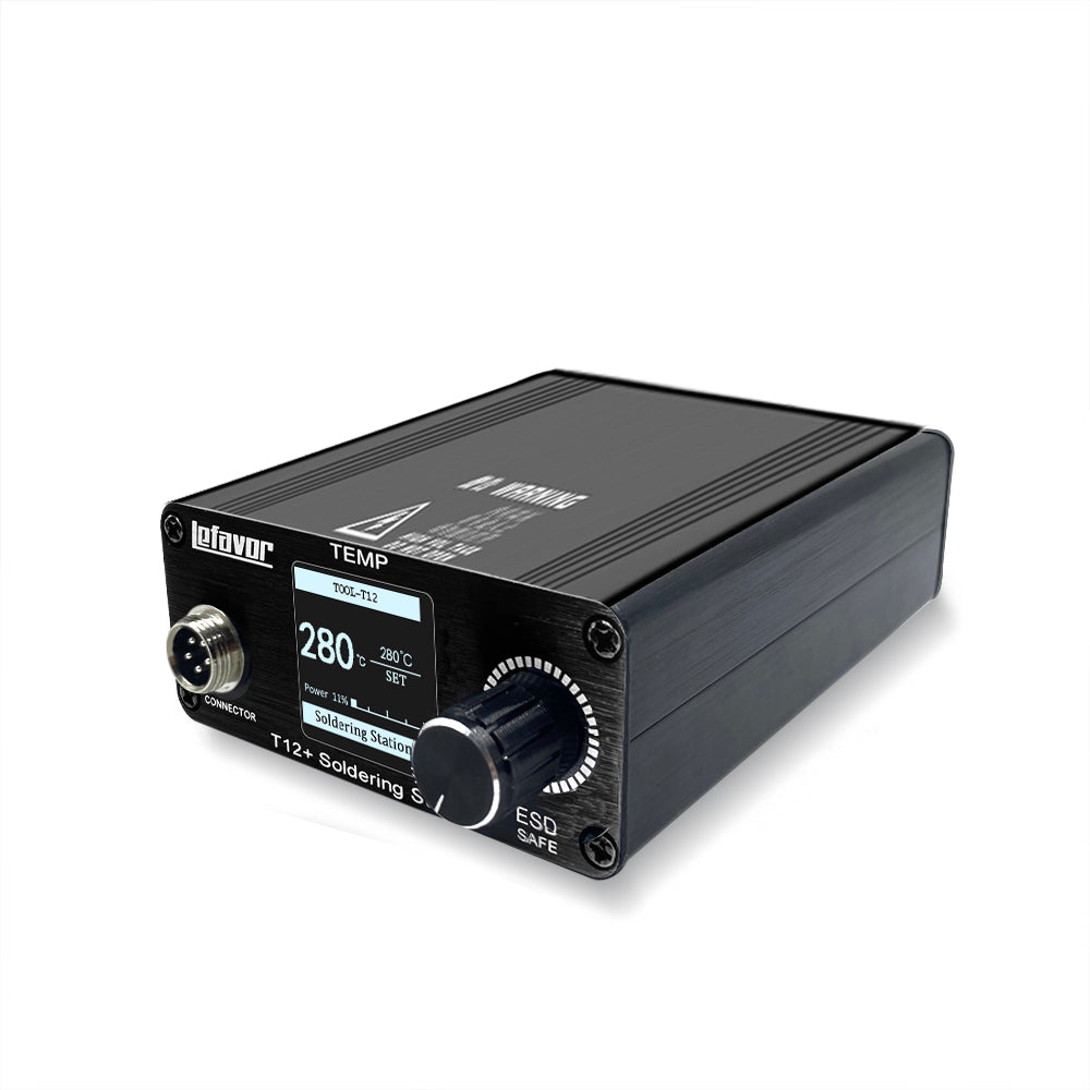 T12 75W Digital Soldering Iron Station – Adjustable Temperature Control, Welding & Rework Microcontroller Tool