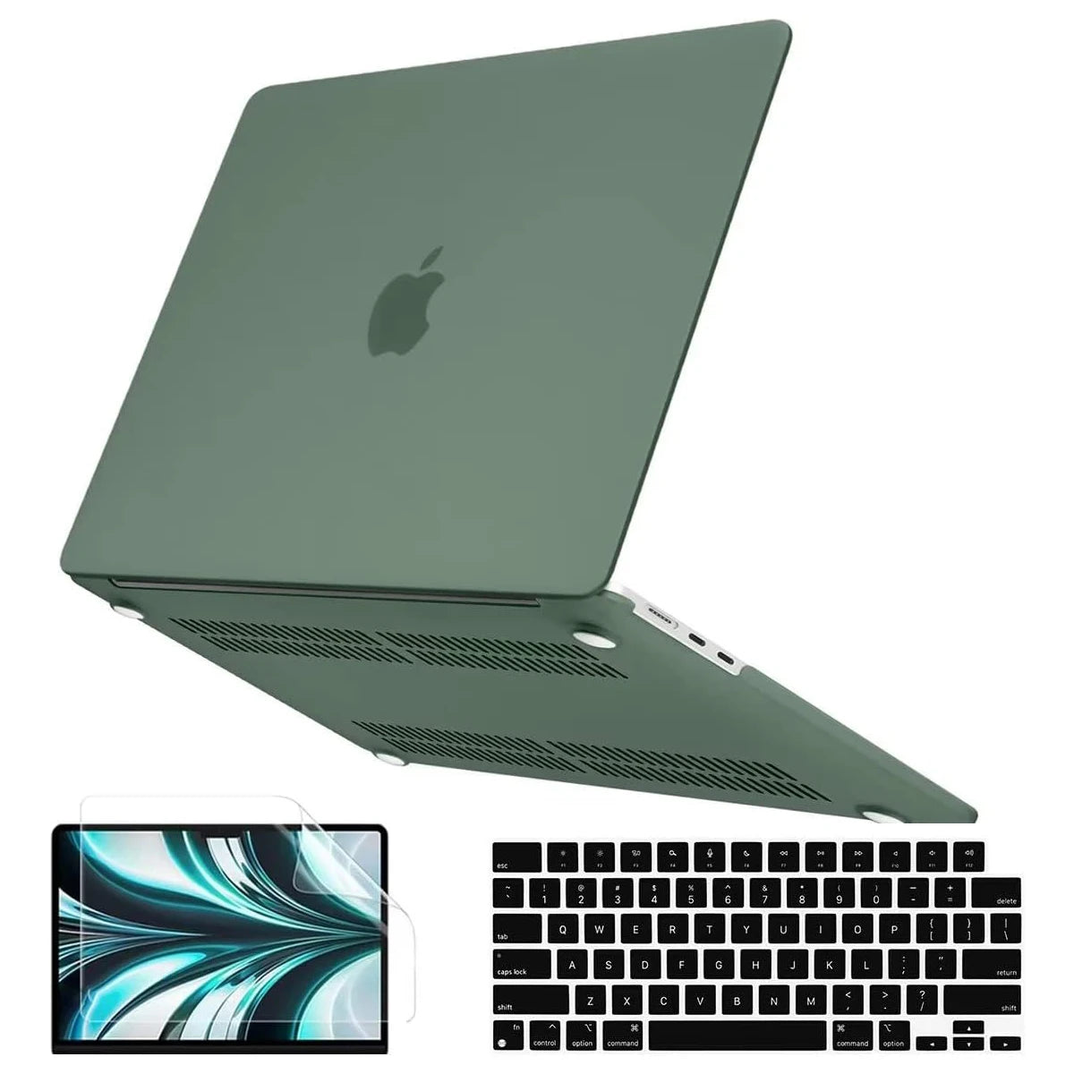 EGYAL Hard Shell Case for MacBook Air 15 M2 & 13.6" 2022, MacBook Pro 13 M1/Pro 14/16, M1 Air 13 A2337