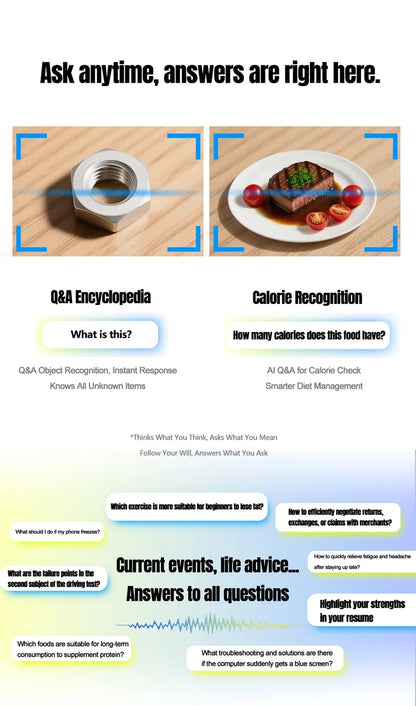 Xiaomi AI Smart Glasses — 8K HD Photochromic, Multifunction Camera Glasses with Translation, Bluetooth Calling, Voice Assistant, Music Player