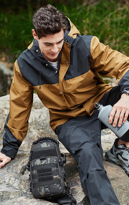 Men’s Tactical Camping Chest Bag – Outdoor MOLLE Sling Shoulder Pack for Hiking, Cycling, Fishing & Climbing