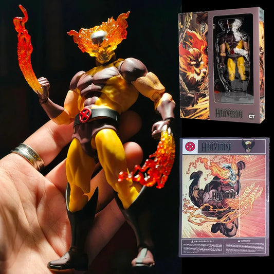 CT Toys Wolverine Hellverine Figure — Mafex 096/138 X-Men Anime Action Collectible Model Toy Gift